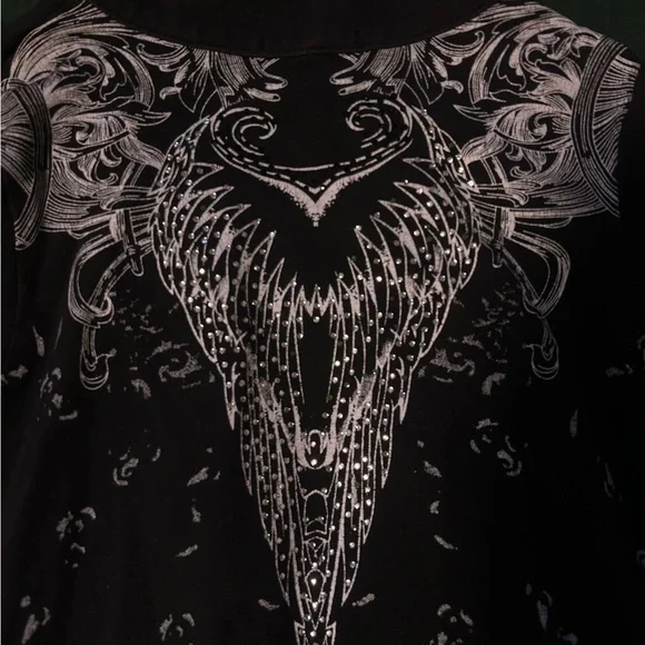 Y2K Winged Cross Rhinestone
Zip Up - Picture 4 of 5